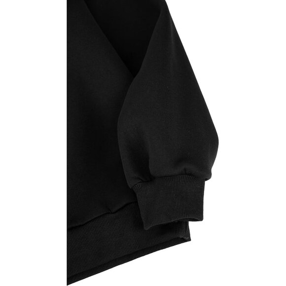 ⚡Women Black New York 1898 Imported Graphic Crewneck Long Sleeve Sweatshirt - Picture 4 of 5